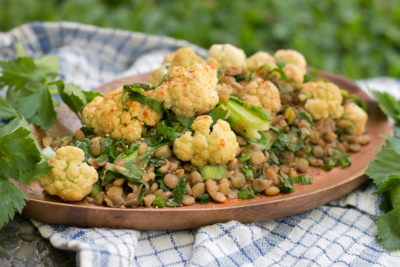 Einfaches Linsensalat Rezept Mit Blumenkohl - Vegan, Lecker & Gesund!