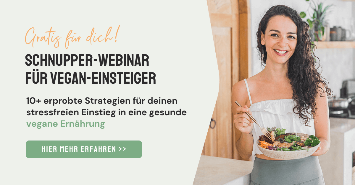 Kostenloses Schnupper-Webinar für Vegan-Einsteiger