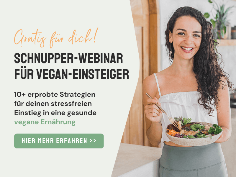 Kostenloses Schnupper-Webinar für Vegan-Einsteiger