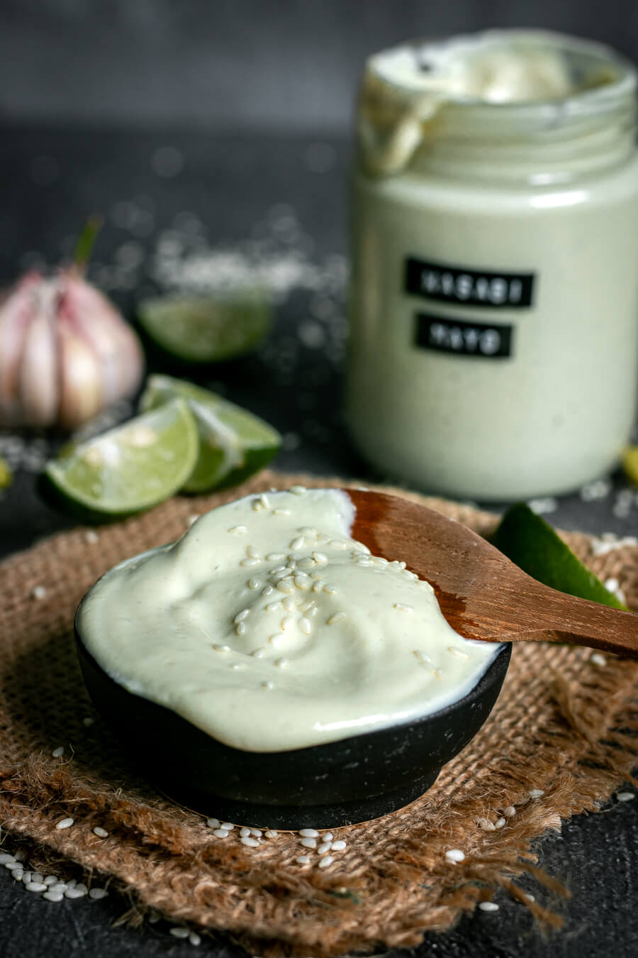 Vegane Wasabi Mayo (ohne Öl) – gesund & proteinreich